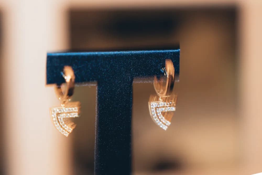 Pendientes Afouteza con la C del Celta