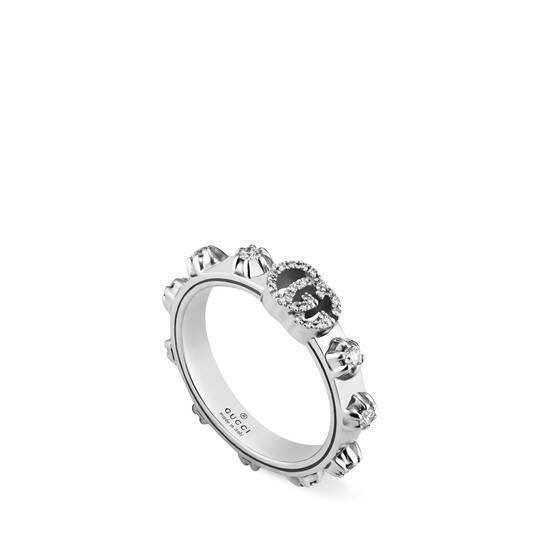 Anillo Gucci oro blanco colección Les Marchés des merveilles Joyería Suiza
