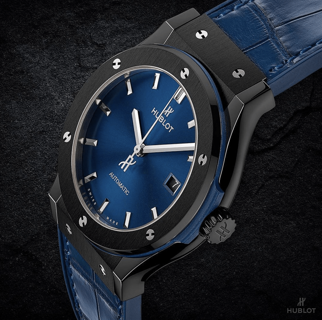 Fusion Ceramic Blue Chronograph