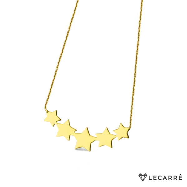 Gargantilla con estrellas