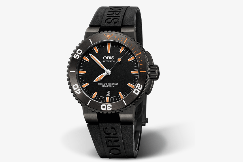 Oris Aquis Date Orange