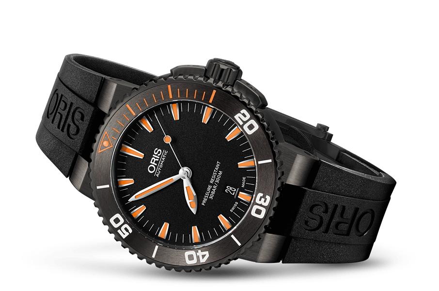 Oris Aquis Date Orange