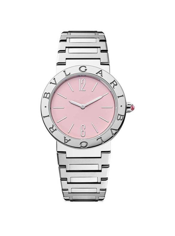 Reloj Bulgari Lady Steel Pink de 33 mm en Joyería Suiza