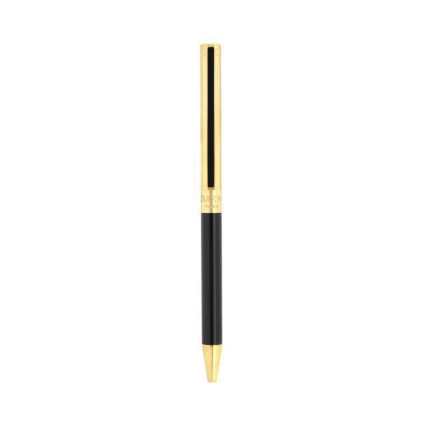 st-dupont-classique-black-gold-ballpoint-045076n