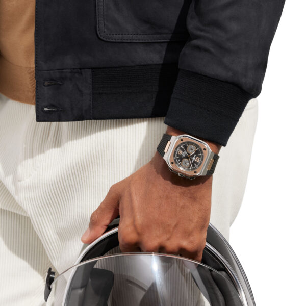 BR05-Chrono-Grey-steel---gold-rubber