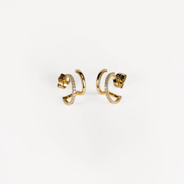 Pendientes doble arito