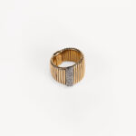 Sortija K di Kuore Tubogas de oro rosa